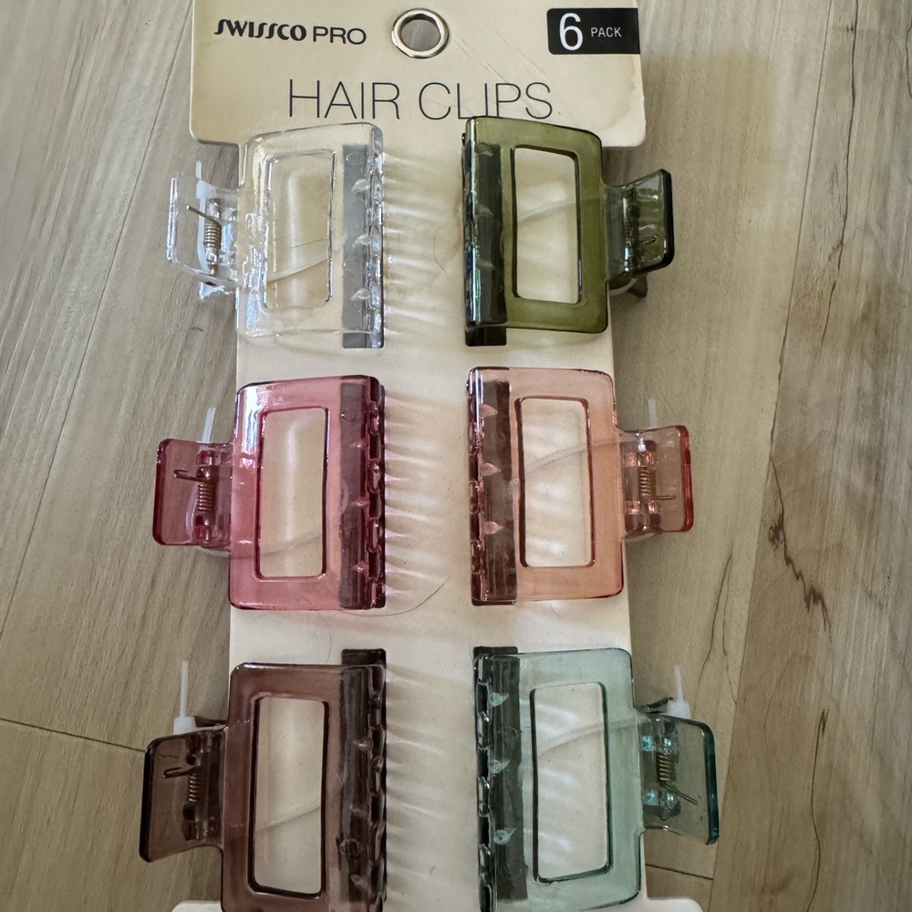 Swissco Pro Hair Clips 6-Pack